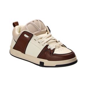 Valentino Vlogo Leather Sneaker, Brown